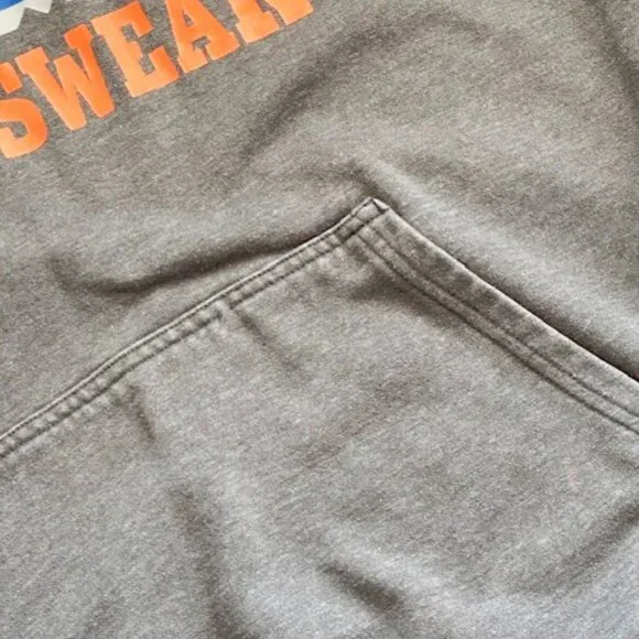 Columbia Grey & Orange Logo Pullover Hoodie - Men's XL - Picture 4 of 11